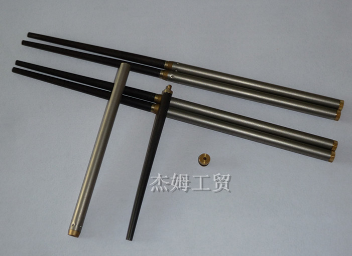 顶级黑檀木+纯钛折叠便携伸缩筷